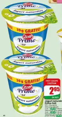 Dino Jogurt naturalny Zott Primo oferta