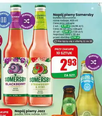 Dino Napój piwny Somersby Blackberry oferta