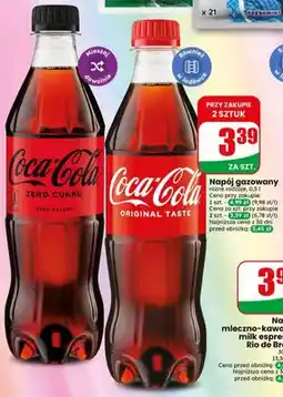 Dino Napój gazowany Coca-Cola Zero Cukru oferta