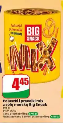 Dino Paluszki i precelki mix z solą morską Big Snack oferta