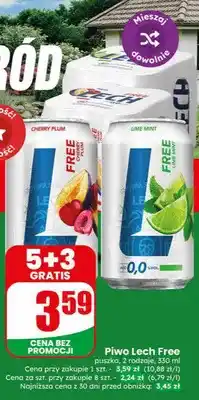 Dino Piwo bezalkoholowe Lech Free Cherry Plum oferta