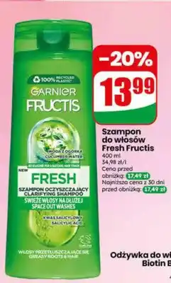 Dino Szampon oczyszczający do włosów Garnier Fructis Fresh oferta