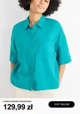 C&A Lniana bluzka koszulowa oferta