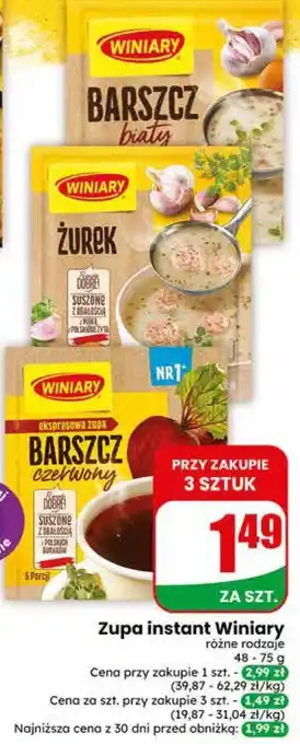 Dino Zupa instant Winiary oferta