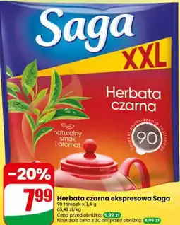 Dino Herbata czarna ekspresowa Saga oferta