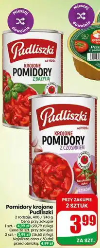 Dino Pomidory krojone Pudliszki oferta