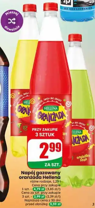 Dino Napój gazowany oranżada Hellena oferta