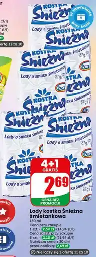 Dino Lody kostka Śnieżna śmietankowa oferta