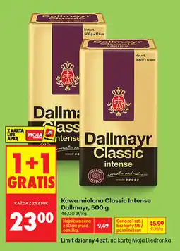 Biedronka Kawa mielona Classic Intense Dallmayr oferta