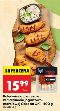 Biedronka Polędwiczki z kurczaka w marynacie jogurtowo-morelowej Czas na Grill oferta