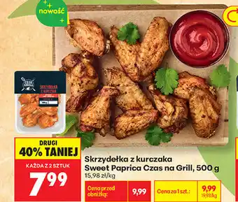 Biedronka Skrzydełka z kurczaka Sweet Paprica Czas na Grill oferta