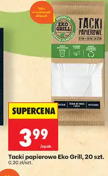 Biedronka Tacki papierowe Eko Grill, 20 szt oferta