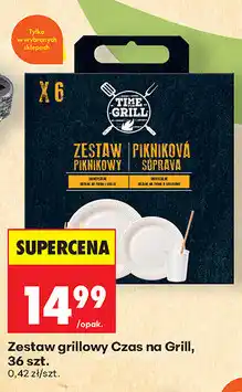 Biedronka Zestaw grillowy Czas na Grill, 36 szt oferta