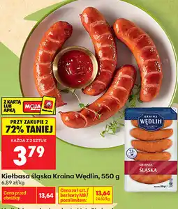 Biedronka Kiełbasa śląska Kraina Wędlin oferta