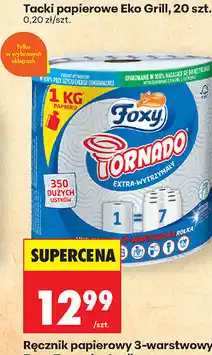 Biedronka Ręcznik papierowy 3-warstwowy Foxy Tornado, 1 rolka oferta
