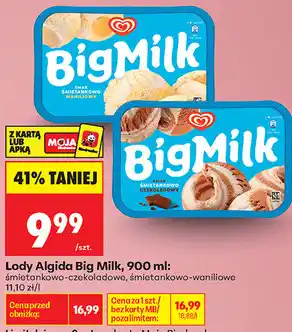 Biedronka Lody Algida Big Milk oferta