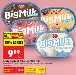 Biedronka Lody Big Milk Intense oferta