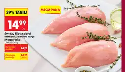 Biedronka Świeży filet z piersi kurczaka Kraina Mięs, Mega Paka oferta