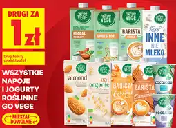 Biedronka Wszystkie napoje i jogurty roślinne Go Vege oferta