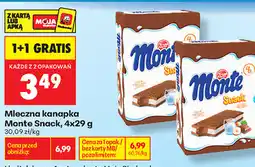 Biedronka Mleczna kanapka Monte Snack oferta