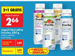 Biedronka Jogurt Skyr pitny Fruvita oferta