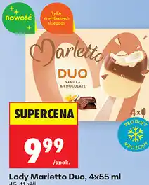 Biedronka Lody Marletto Duo oferta