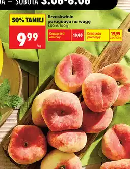 Biedronka Brzoskwinia paraguaya na wagę oferta