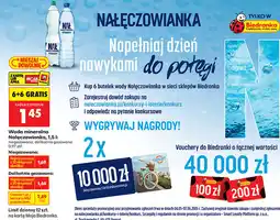 Biedronka Woda mineralna Nałęczowianka oferta