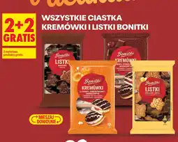 Biedronka Wszystkie ciastka kremówki i listki Bonitki oferta