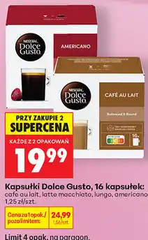 Biedronka Kapsułki Dolce Gusto, 16 kapsułek oferta