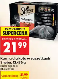 Biedronka Karma dla kota w saszetkach Sheba oferta