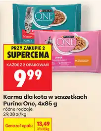 Biedronka Karma dla kota w saszetkach Purina One oferta