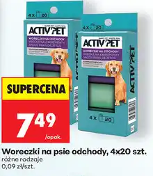 Biedronka Woreczki na psie odchody, 4x20 szt oferta