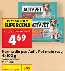 Biedronka Karma dla psa Activ Pet małe rasy oferta