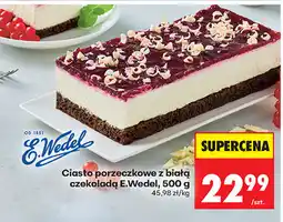 Biedronka Ciasto porzeczkowe z białą czekoladą E.Wedel oferta