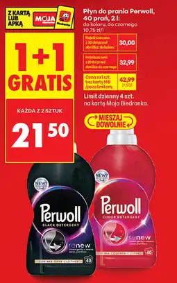 Biedronka Płyn do prania Perwoll oferta