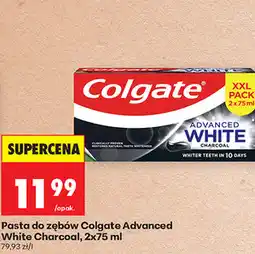 Biedronka Pasta do zębów Colgate Advanced White Charcoal oferta