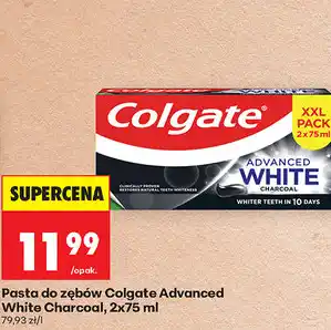 Biedronka Pasta do zębów Colgate Advanced White Charcoal oferta