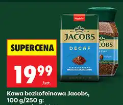 Biedronka Kawa bezkofeinowa Jacobs oferta