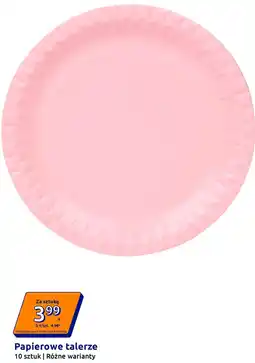 Action Papierowe talerze oferta