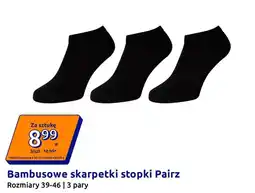 Action Bambusowe skarpetki stopki Pairz oferta