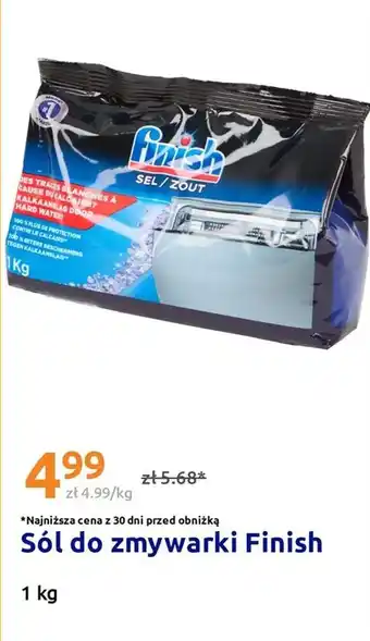 Action Sól do zmywarki Finish oferta