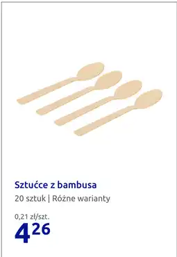 Action Sztućce z bambusa oferta