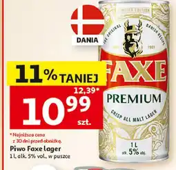 Auchan Piwo Faxe Premium oferta