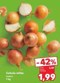 Kaufland Cebula żółta luzem 1 kg oferta