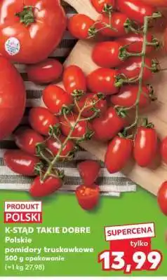 Kaufland Polskie pomidory truskawkowe 500 g opakowanie oferta