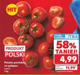 Kaufland Polskie pomidory na gałązce, luzem 1 kg oferta
