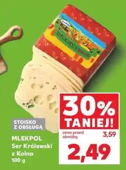 Kaufland MLEKPOL Ser Królewski z Kolna 100 g oferta