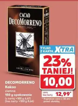 Kaufland DECOMORRENO Kakao ciemne 150 g opakowanie oferta