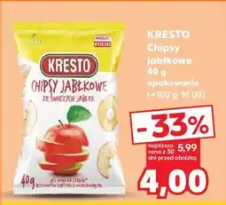 Kaufland KRESTO Chipsy jabłkowe 40 g opakowanie oferta